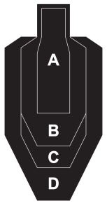 Мишень № 13с метрическая (бумага 80 г.м)