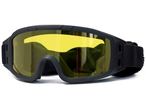 Маска стрелковая ShotTime Puma, защитная, линза желтая