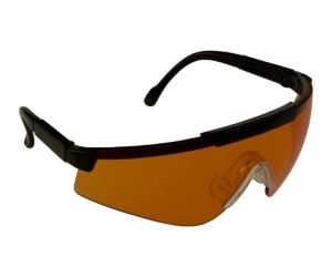 Очки стрелковые Sporty оранжевые (УФ защита, класс оптики1) незапотевающ, сменные линзы