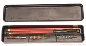 Набор для чистки Baiex пластиковый футляр 3 ерша калибр 9,5 мм 366ТКМ