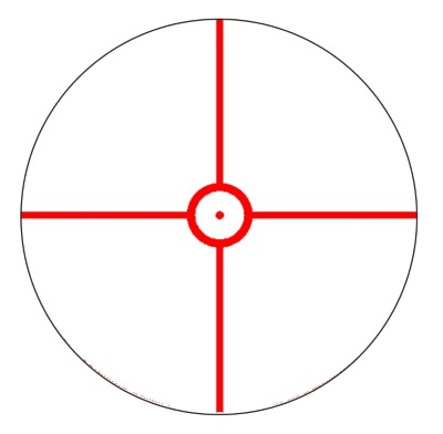 Прицел призматический ПИЛАД P1x14 Brevis LSD - прицельная марка