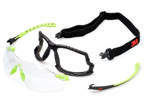 Очки Solus 1000, защитные, покрытие Scotchgard, против запотевания и царапин, прозрачные