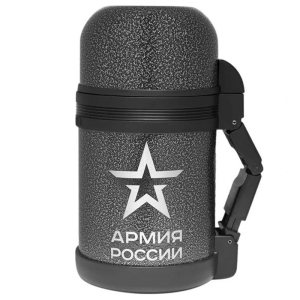 Thermos - термос универсальный Армия  0,8 л нержавеюшая сталь серый - 1