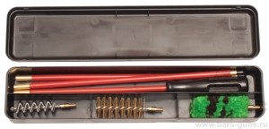 Набор для чистки Baiex пластиковый футляр 3 ерша калибр 12