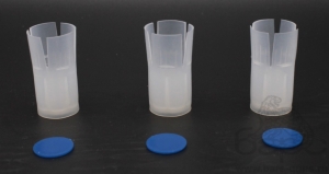 Пыж-лепесток Р 12 калибр с прокладками для пластиковой гильзы