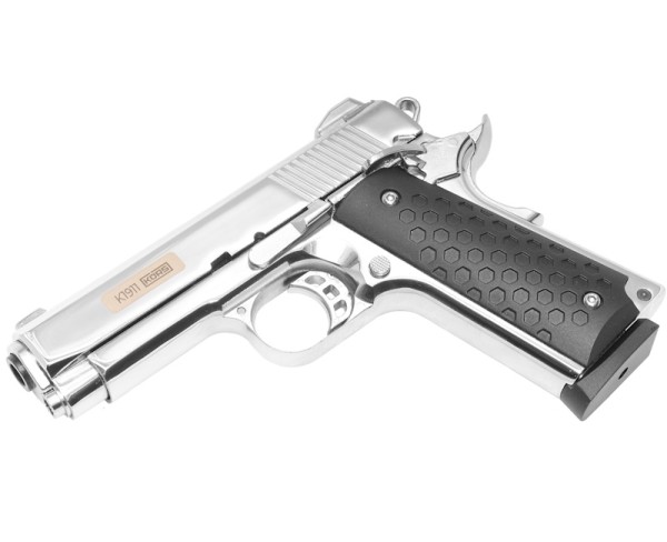 Kurs - пистолет сигнальный K1911 compact калибр 10ТК хром - 2