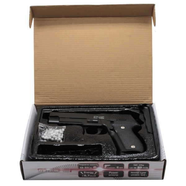 Stalker - SA226 Spring пистолет пневматический калибр 6 мм - 5