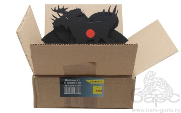 Комплект 5 мишеней Животные - 41