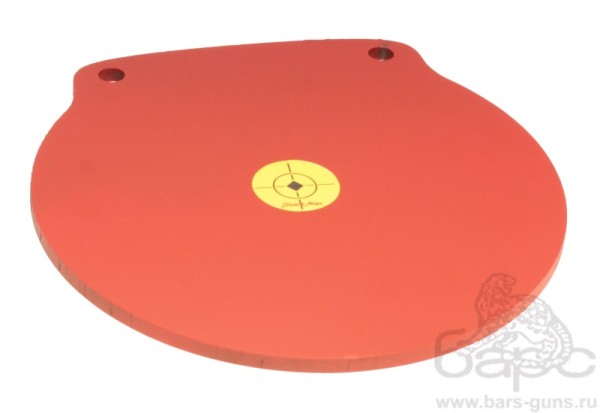 Мишень Гонг 10 дюймов 256 мм бронесталь 8 мм - 2