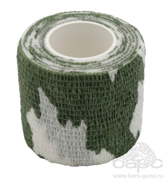 Камуфляжная лента Camo Snow 10 ширина 5 см длина 4,5 м