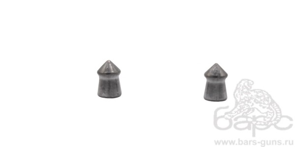 Пульки Квинтор 1 остроконечная форма калибр 4,5 мм вес 0,5 г 150 шт - 2