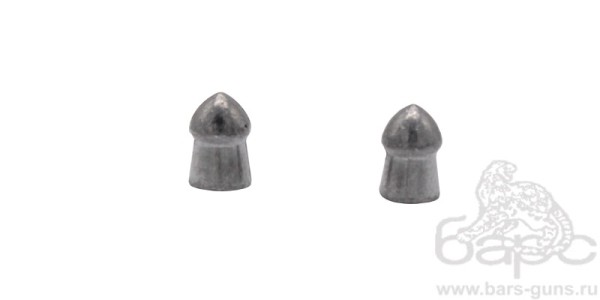 Пульки Квинтор 3 оживальная форма калибр 4,5 мм вес 0,53 г 150 шт - 2