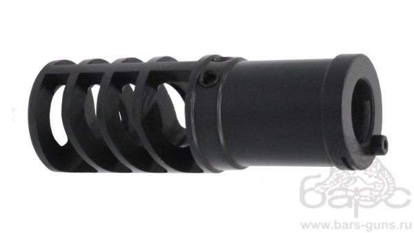 Пламягаситель Тактика Тула Федерал 12 калибр с элементами ДТК - 3