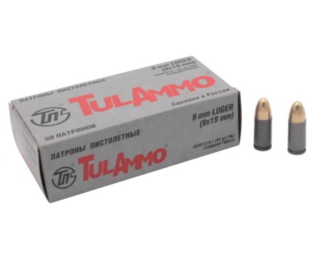 Патрон 9х19 FMJ 95 gr ТПЗ - 1